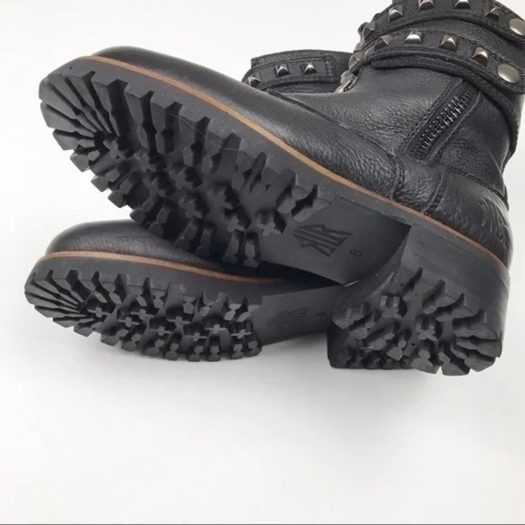 Like new KLR | Studded Leather Black Boots - Picture 7 of 8
